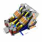 Коммерческий надувной батут «Робот» 8x6x6.5 м