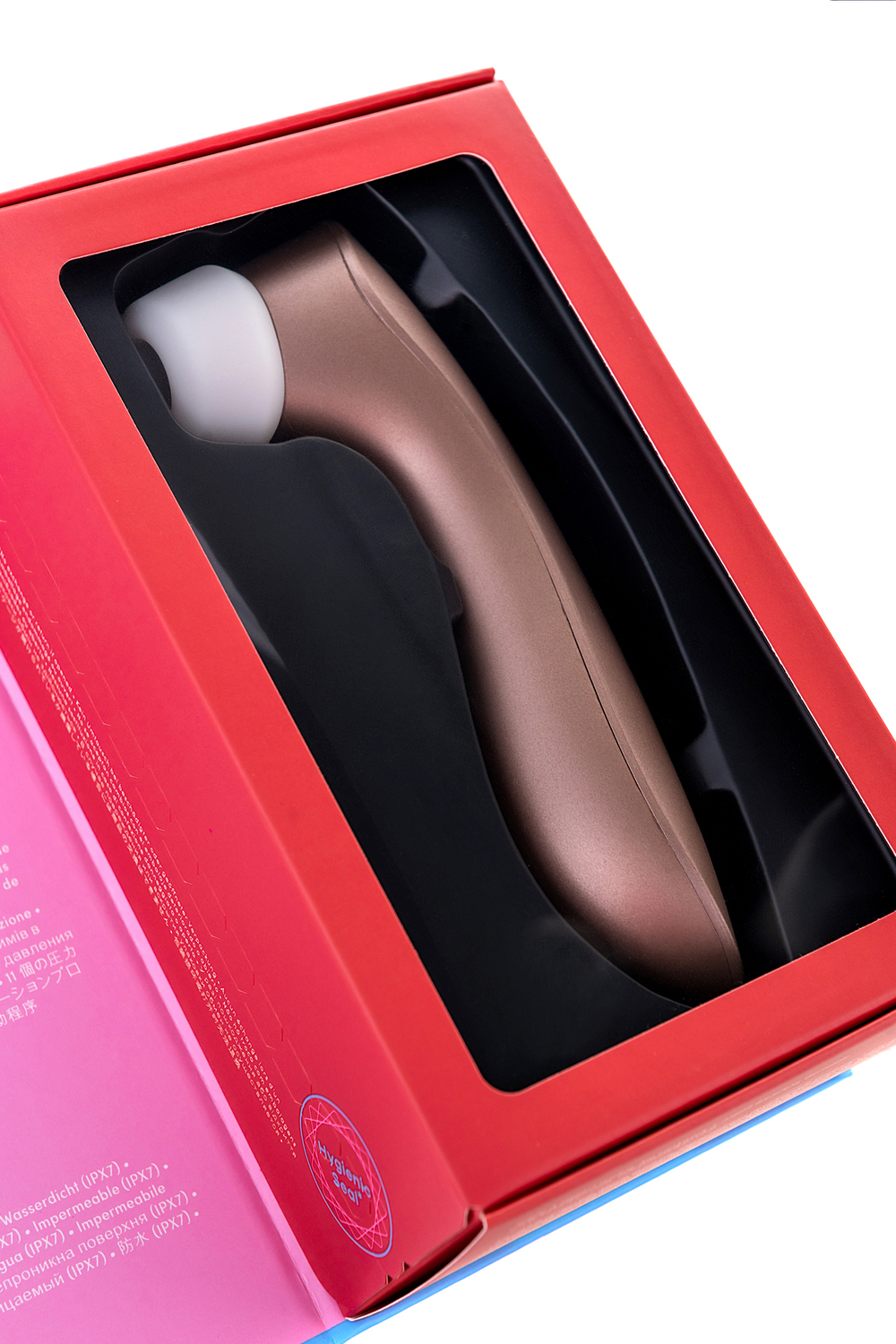 Вакуум-волновой бесконтактный стимулятор клитора Satisfyer PRO 2 Vibration, силикон, розовый, 15 см.