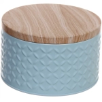 Банка жестяная «Kitchen romance» 800мл 13,5*7,5cм, голубая