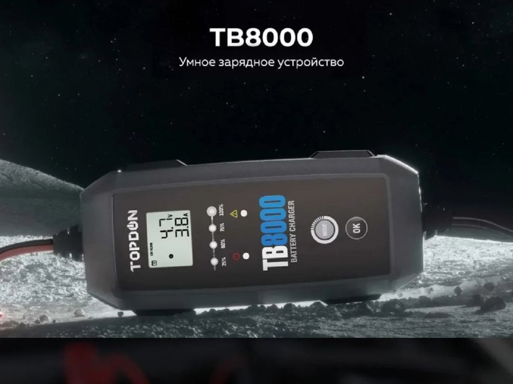 Зарядное устройство TOPDON TB8000 (8A)