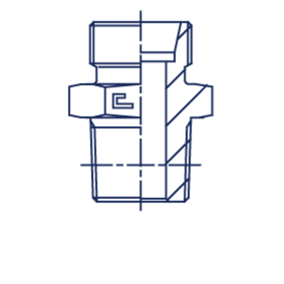 Штуцер FC DS20 BSPT 1/2 (корпус)