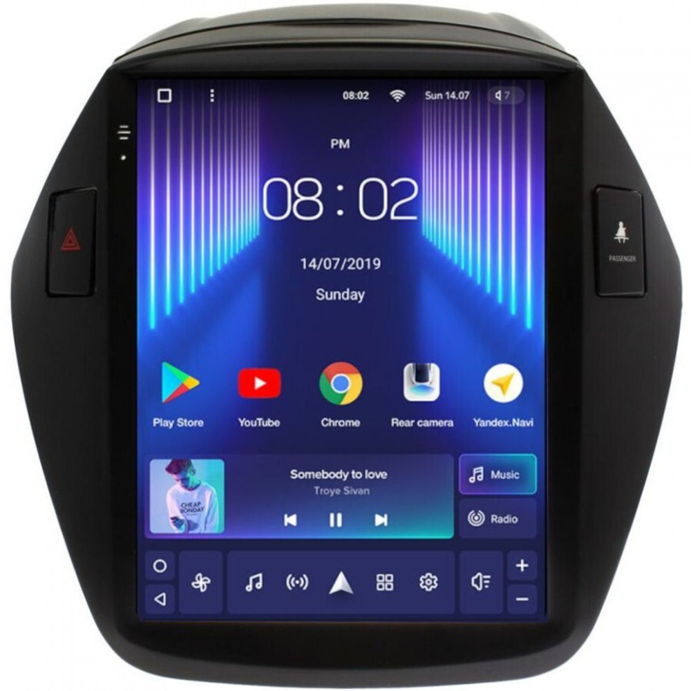 Магнитола для Hyundai Tucson 2 LM, iX35 2009-2015 - Teyes TPRO 2 экран 9.7" в стиле "Тесла" на Android 10, ТОП процессор, 4G SIM-слот