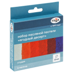 Пастель масляная Гамма "Студия", "Ягодный десерт", 6 цветов, картон. упак., европодвес