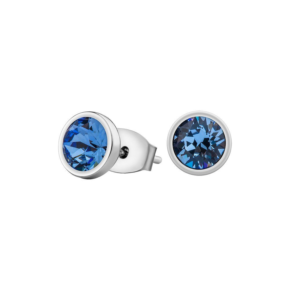 Серьги-пусеты Fiore Luna Sapphire SWE297 SA S