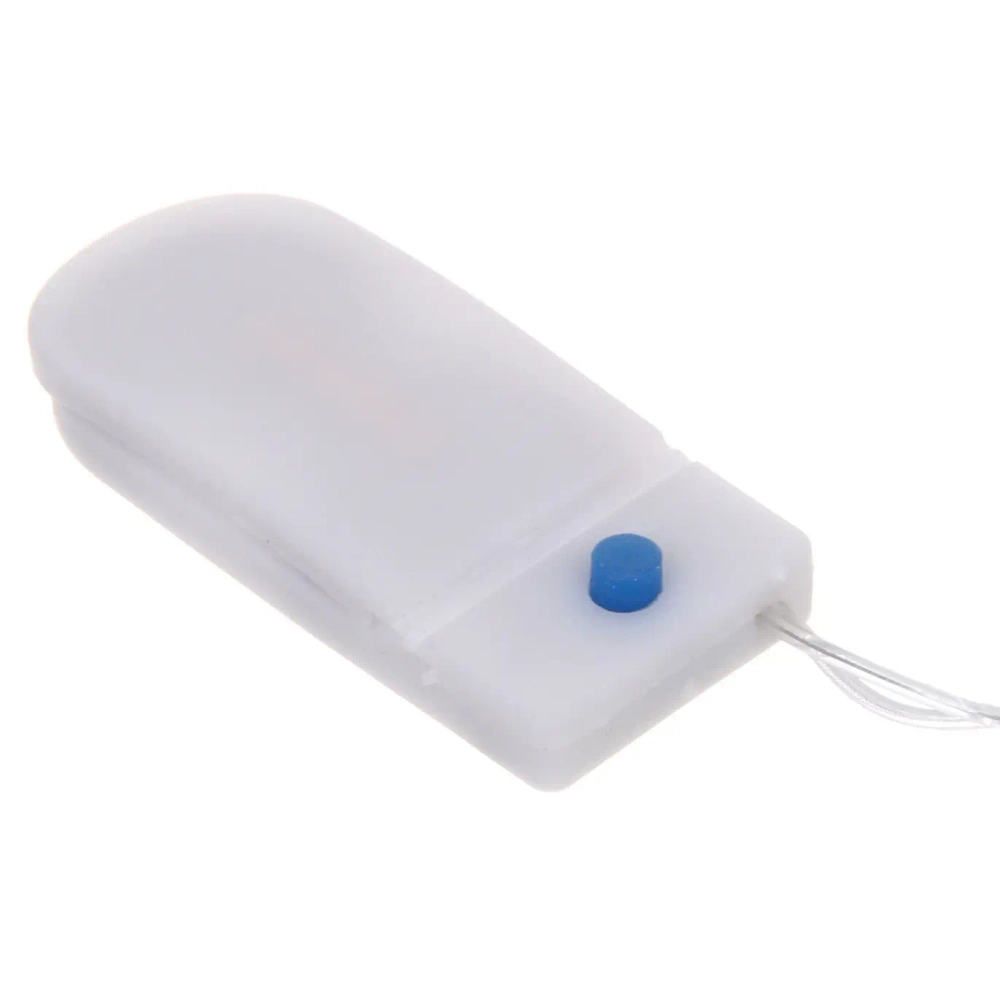 Гирлянда для дома «Льдинка» на батарейках 2,0 м 20 ламп LED, 3 реж, IP-20, Зеленый