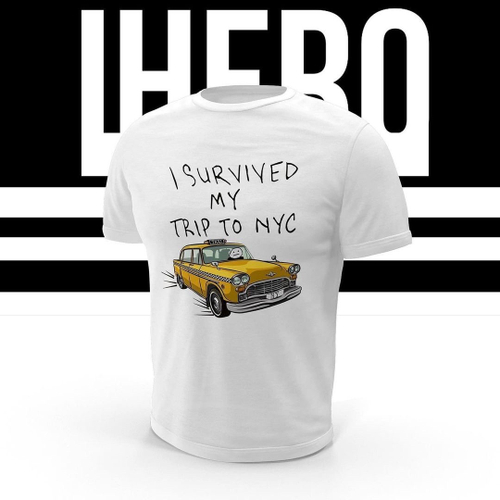 Футболка IHERO i survived my trip to nyc