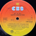 Earth, Wind & Fire ‎– All 'N All (Голландия 1977г.)