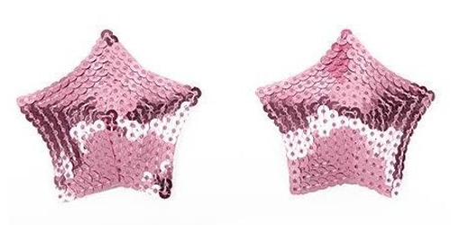 Розовые пэстисы-звездочки