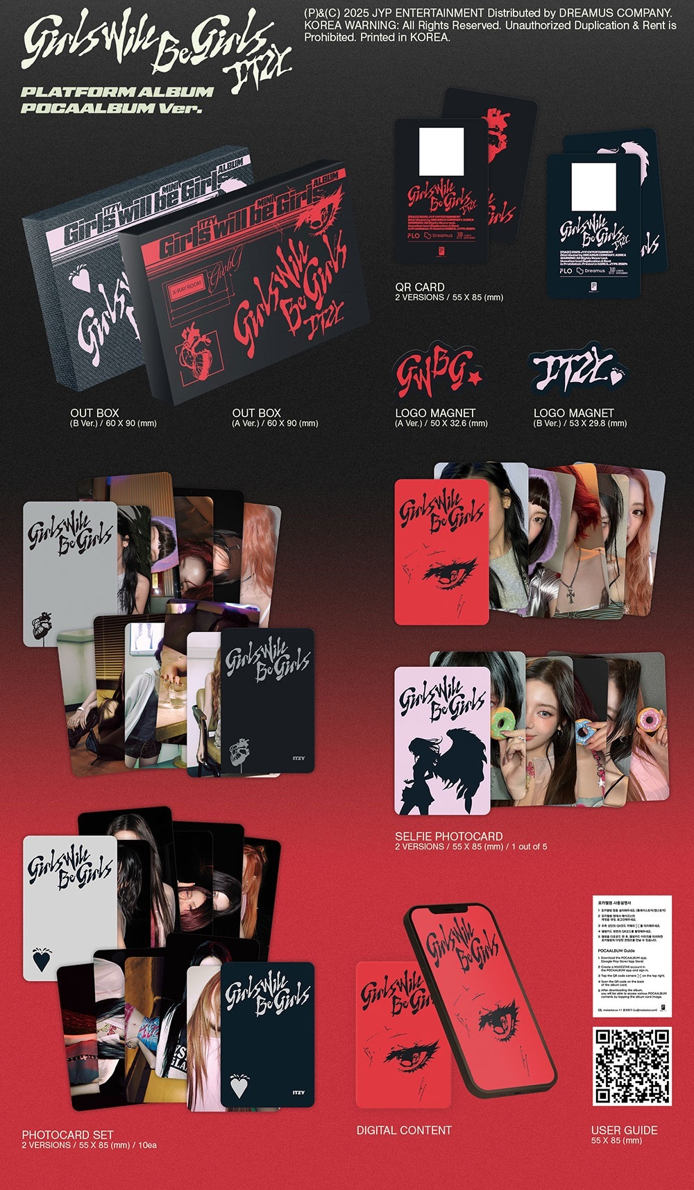 Альбом ITZY - Girls Will Be Girls (PLATFORM ALBUM) (POCAALBUM)