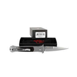 Нож Ganzo G707 коричневый/хром