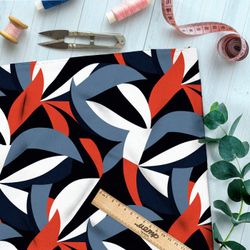 Ткань премиум шелк искусственный Армани живописные мелодии души