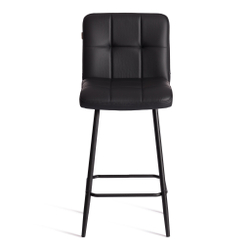 Полубарный стул  Medeo/Медео экокожа , черный, 42х56х102 см