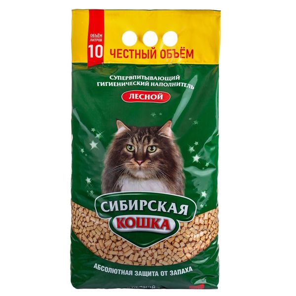 Наполнитель для кошачьего туалета, Сибирская Кошка 
