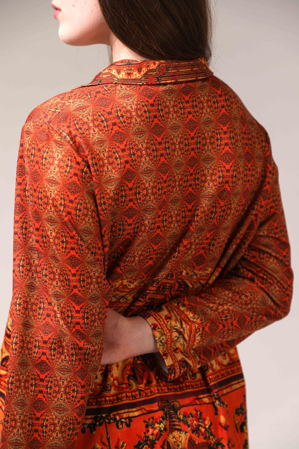 Платье "Гротеск", по мотивам фламандской шпалеры 17 века. Серия «Гротеск»