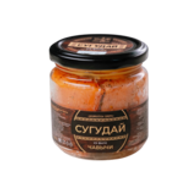 Сугудай из чавычи филе-ломтики в масле, 190 г