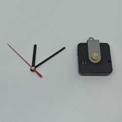 `Часовой механизм, шток 12 мм, со стрелками №17