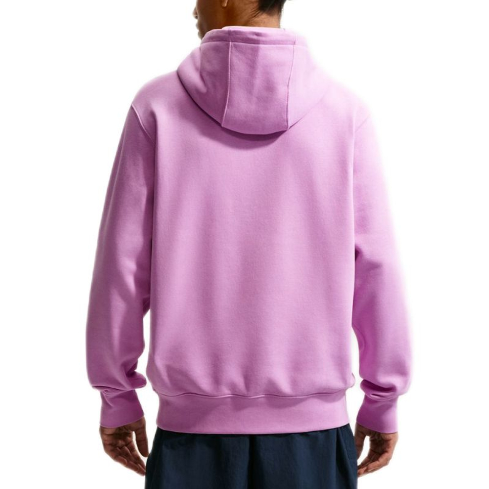 Куртка теннисная Nike Club Fleece Pullover - light magenta/white