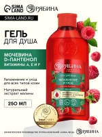 Гель для душа, увлажнение и уход, аромат малины, 250 мл, Ряб