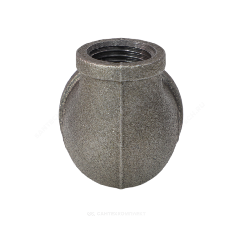 Угольник переходной чугун Ду 25х20 (1"х3/4") ВР/ВР Fittex PLUS