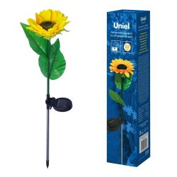 USL-S-814-PT700 SUNFLOWER Садовый светильник на солнечной батарее Подсолнух. 8 светодиодов. Теплый белый свет. 1xАА Ni-Mh аккумулятор в-к. IP44. TM Uniel