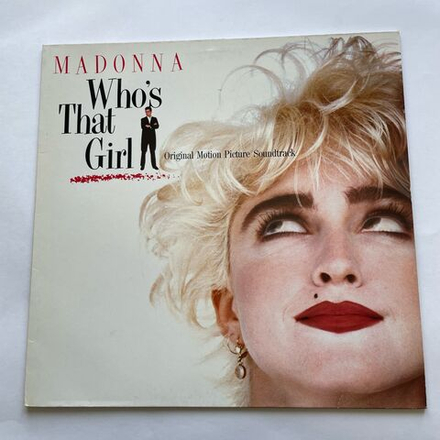 Винтажная виниловая пластинка LP Madonna, Who's That Girl, Музыка Из Кинофильма Кто Эта Девчонка? (Motion Picture Soundtrack) (Германия 1987) Club Edition