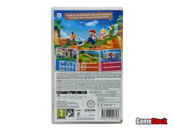 Mario + Rabbids Kingdom Battle (Nintendo Switch, Английская версия, Б/У)