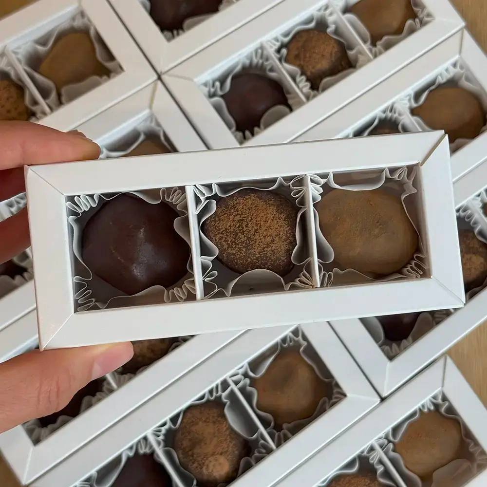 Набор трюфелей облепиха, черника, смородина Bonami Choco, 3 шт., 60 г