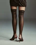Чулки коричневые