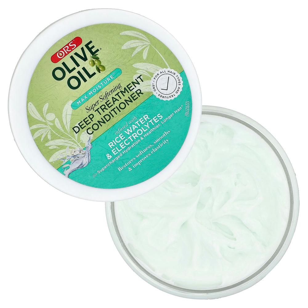 ORS, Olive Oil®, Max Moisture™, суперсмягчающий кондиционер для глубокого ухода, для всех типов и текстуры волос, 567 г (20 унций)