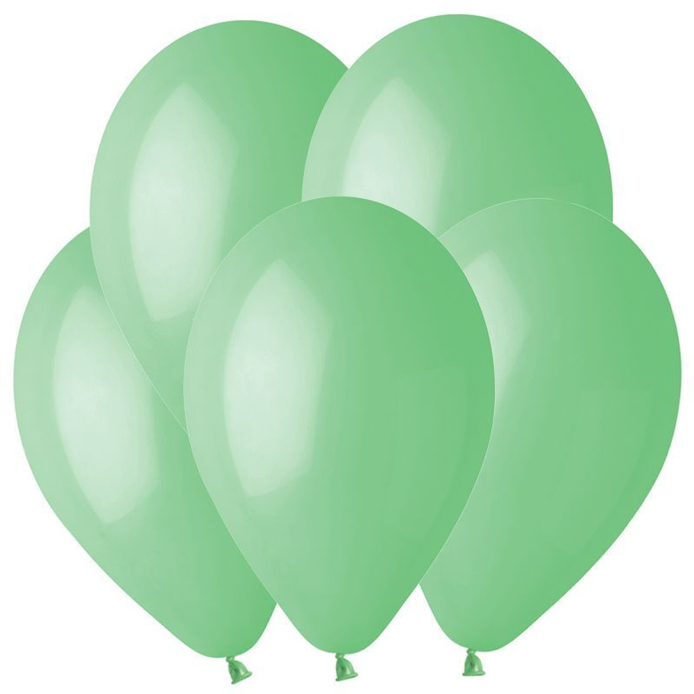 И 10"/25 см, Пастель Мятный (Mint Green 77), 100 шт.