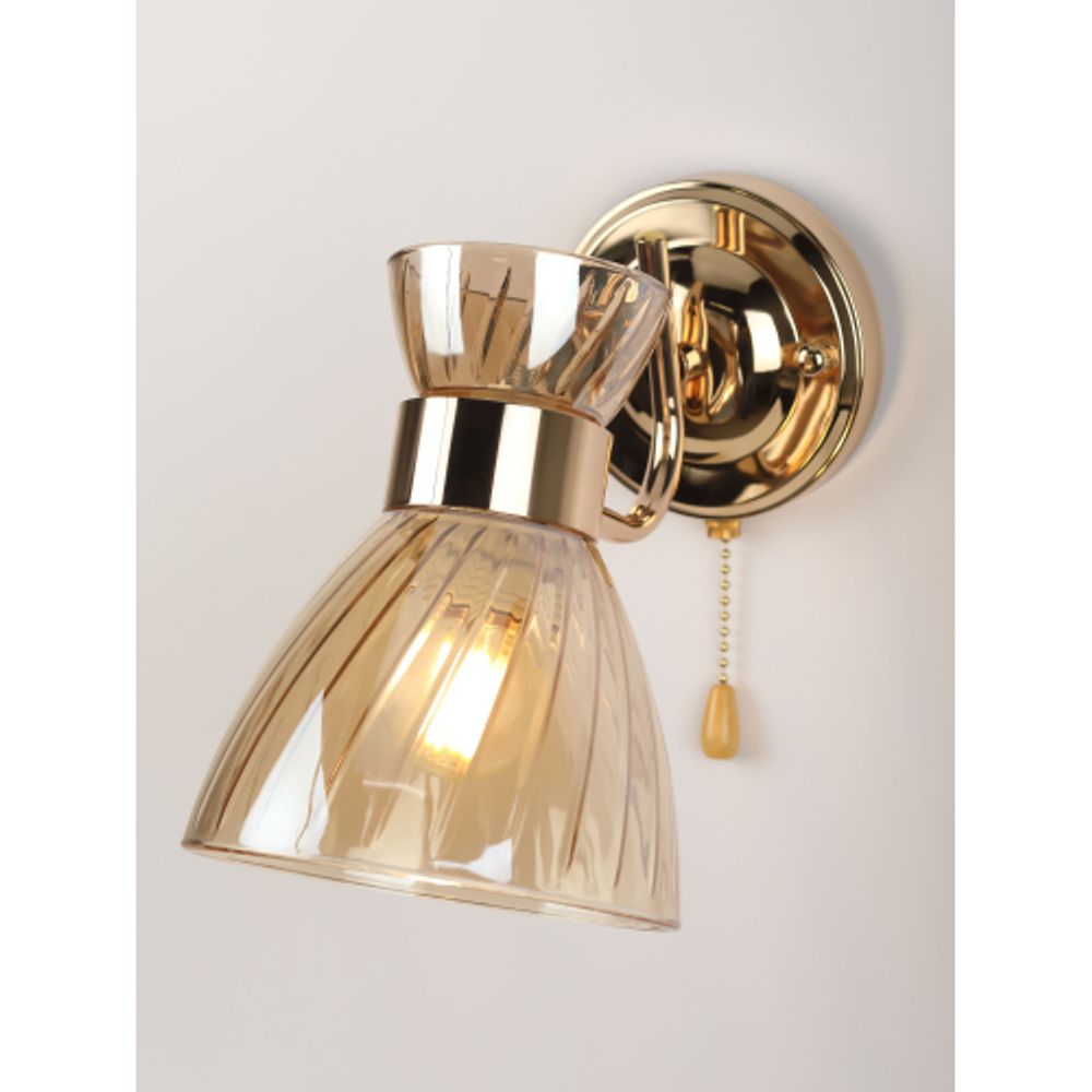 Бра светильник Rivoli Victoria 9183-401 настенный с выключателем 1 х Е27 60 Вт модерн | Rivoli