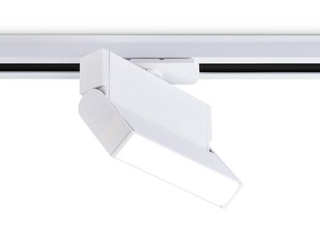 Трековый однофазный светодиодный светильник 6W 4200K 120° GL6801 WH белый Track System Ambrella