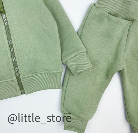 Комплект из футера с начесом "New one" Эвкалипт