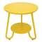 Столик журнальный Stian, Ø50 см, желтый