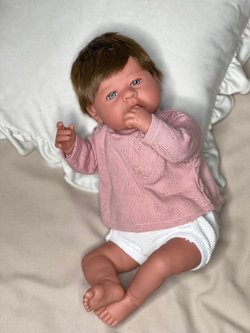 Кукла Реборн Marina and Pau 45cм Martina мягконабивная (M3130)