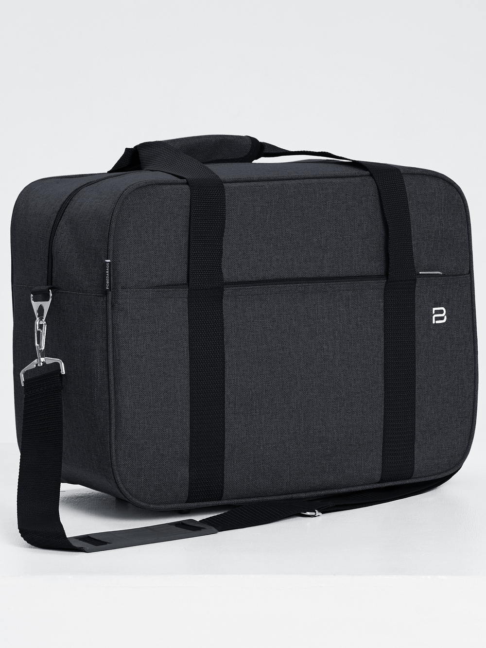 Сумка дорожная для ручной клади Pobedabags Премиум черный 36x30x27