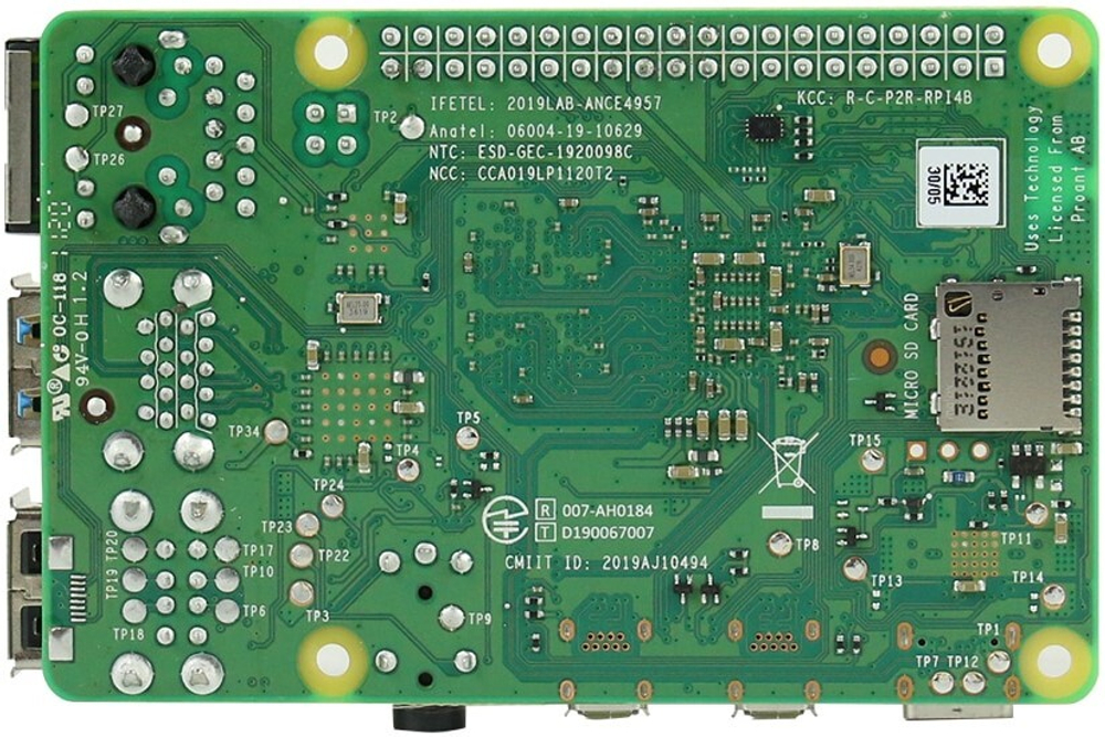 Микрокомпьютер  Raspberry Pi 4 Model B 1GB