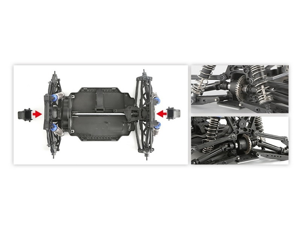 Радиоуправляемый монстр Remo Hobby RHGT Brushless (зеленый) 4WD 2.4G 1/10 RTR