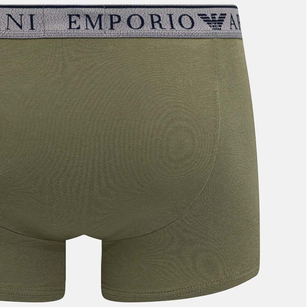 Набор мужских трусов хипсов 2в1 (темно-синий, олива) Emporio Armani 111769_4F720 75836