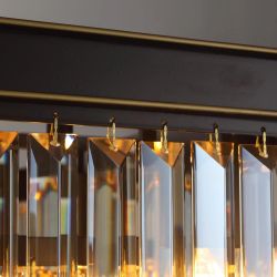 Citilux Мартин CL332242 Люстра хрустальная подвесная Шампань