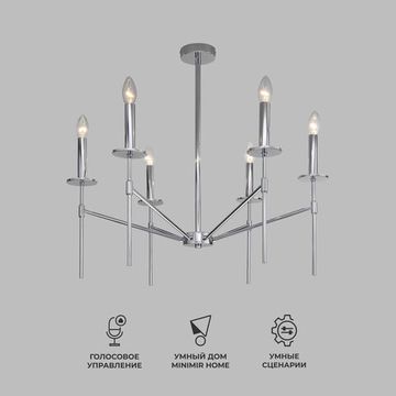 60142/6/Потолочный светильник/ хром Smart