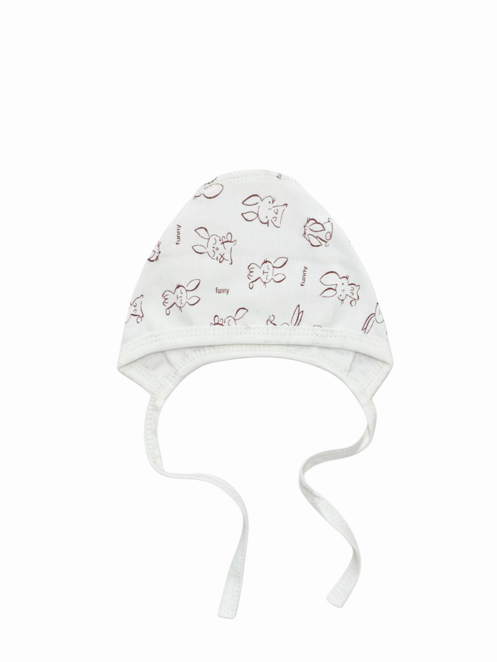 Утепленный чепчик Зайки