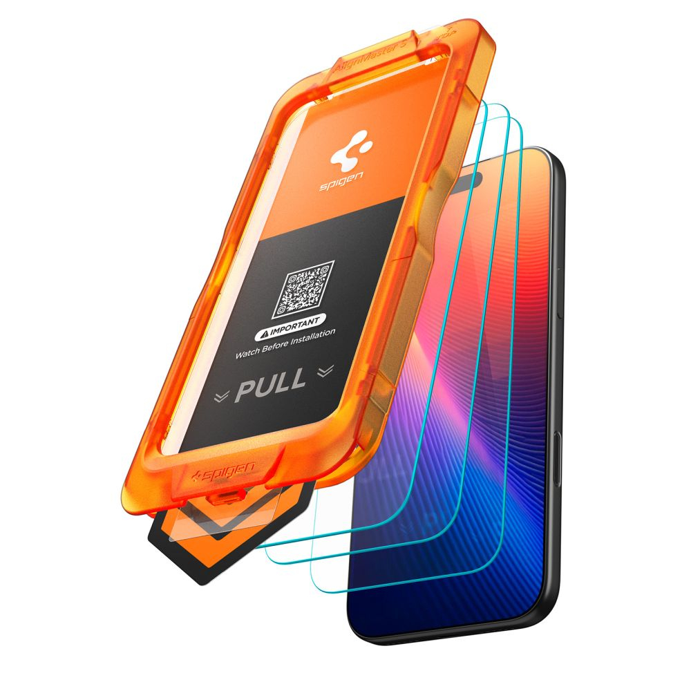 Стекло Spigen ALM GLAS.TR SLIM 3 шт. для iPhone 17