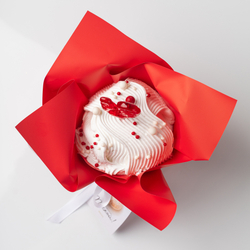 Итальянский кулич с кубиками апельсина в карамельной глазури и изюмом