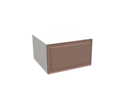 Кухня Модуль ШВГ 610 Графит / Пудрово-розовый