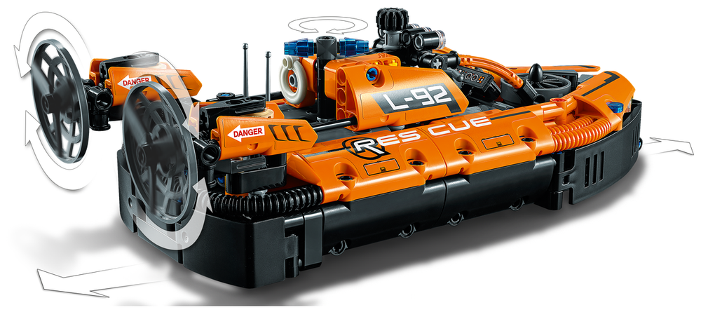 Конструктор LEGO Technic 42120 Спасательное судно на воздушной подушке