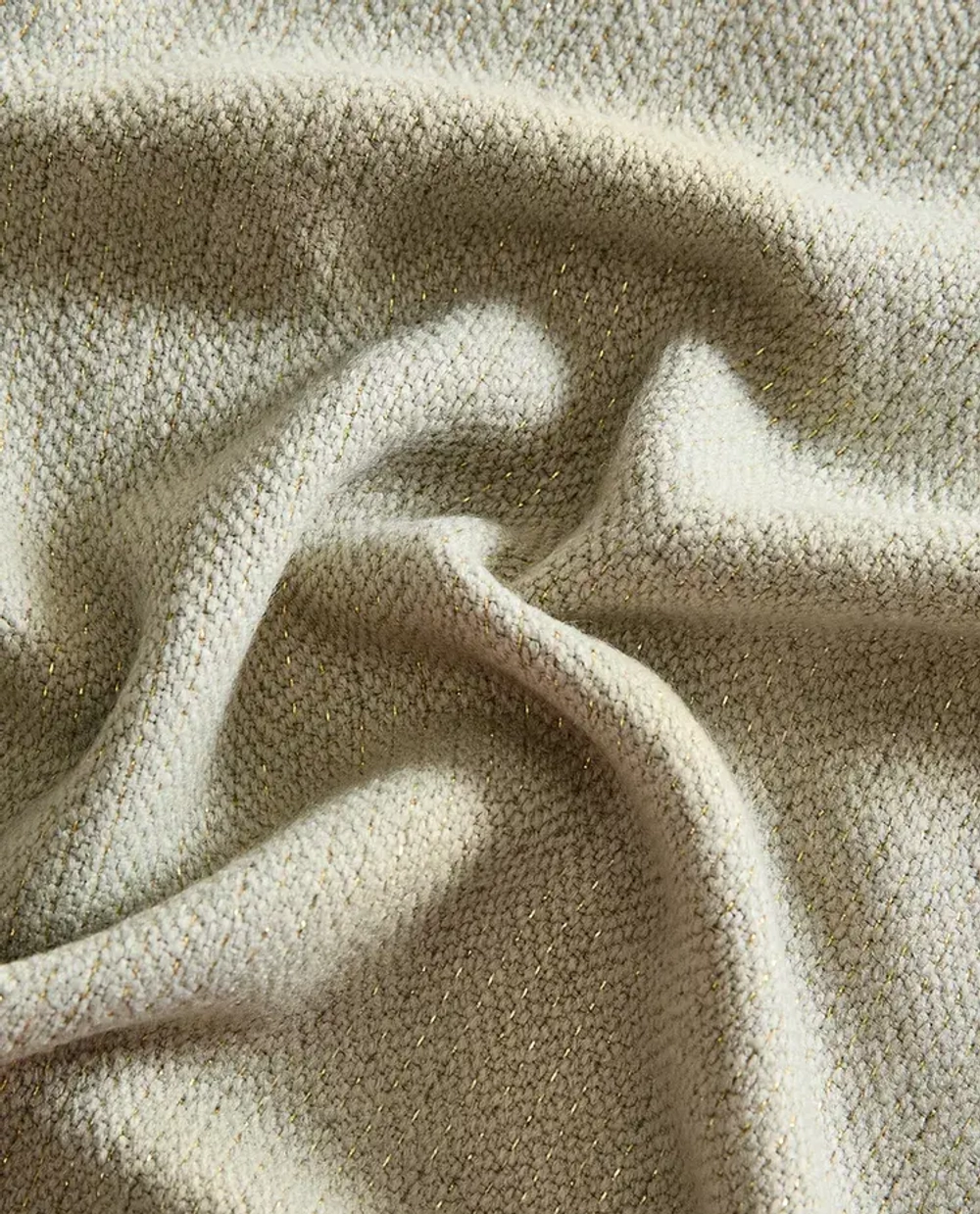 ZARA HOME ПЛЕД С БАХРОМОЙ, ЗЕЛЕНЫЙ