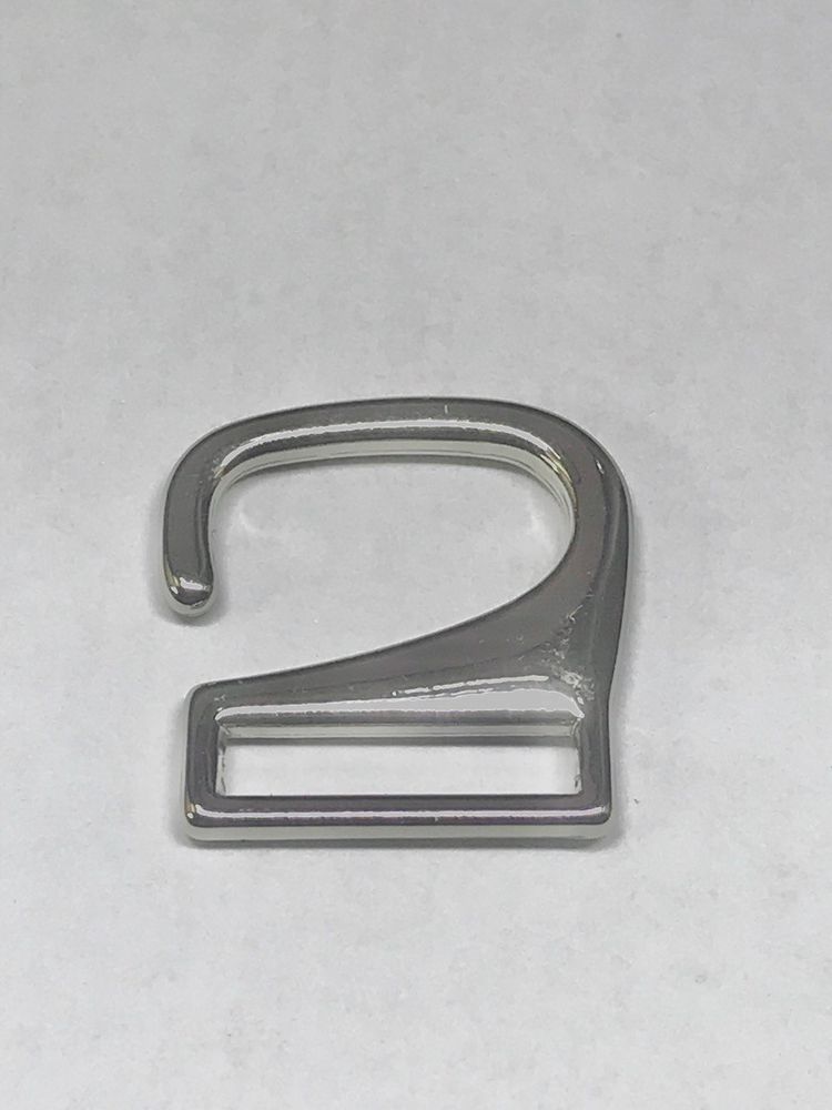 Крючки для босоножек 18 мм ,светлый никель
