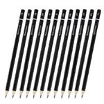 Набор карандашей чернографитных 12шт. 5Н-5В, Brauberg Touch line, блистер