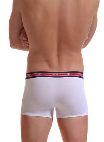 Мужские боксеры с резинкой в полоску (Размер: M) (Цвет: белый)